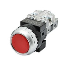 CRF-F25M1 25파이 ON-OFF 푸시 누름 버튼 스위치 CR-251-1 한영넉스, 녹색