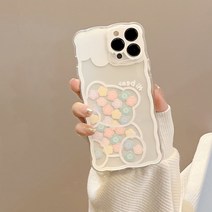 다온샵 플라워곰돌이 꽃나비 아이폰케이스 12/13/14 시리즈