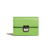 PUSH ACCORDION POCKET - YELLOW GREEN