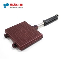 키친아트 금상첨화 티타늄 인덕션 와플팬 샌드위치 만들기 크로플 와플메이커, 1개