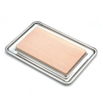 스텐 나무도마 다기능 기능성 사각 김치 도마 국물 받침