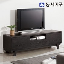 동서가구 솔트 노블 1500 거실장 TV다이 msb001, 블랙
