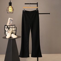 모노시크 다이아 옆트임 부츠컷 팬츠 MNPS481
