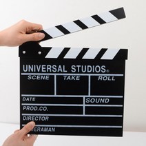 영화 촬영 소품 클래퍼 보드 무비 슬레이트