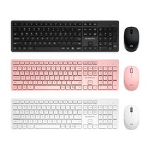 맥스틸 MK200 무선 슬림 키보드 마우스 세트 화이트