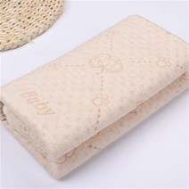 아기 범퍼 침대 가드 유아용 안전 매트 오가닉 컬러 면 방수 에바 레이어 베이비 변경, 4-50x70cm