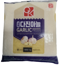 [HACCP] 레알트렌드 냉동 다진 마늘 1kg (아이스팩 기본 포함), 3팩