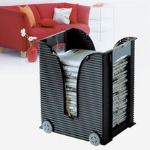 이동식 신문 정리 보관함, 화이트, 색상:화이트