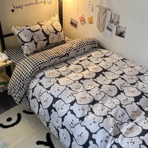 MOHEGIA 새로운 간단한 침대 시트/퀼트 베갯면 3 피스 세트