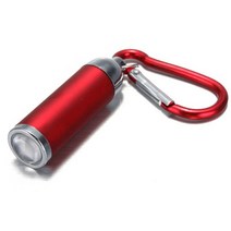 캠핑용품 작은 키 체인 램프 휴대용 LED 손전등 열쇠 고리 횃불 야외 캠핑 액세서리에 대 한 강력한 밝은 KeychainFlashlight, 빨간색