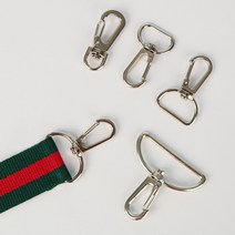 아유디 실버 개고리 끈고리 디링 열쇠고리 부자재, 1개, 내경15mm