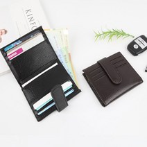 중년 남성 클래식 명함지갑 남편 아빠 남친 심플한 카드지갑 선물