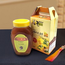 지리산토종꿀 자연산 야생화꿀 1.2kg 병/ 선물용박스