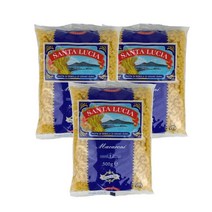산타루치아 마카로니 macaroni 파스타 홈쿡 대용량 업소용 식당 식자재 면 500g, 3개