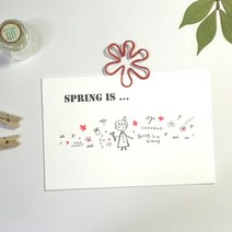펀사 일러스트엽서 - 봄이와요