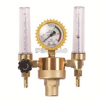 CO2용접기아르곤 CO2 압력 감속기 미그 티그 유량계 제어 밸브 용접 가스 조절기 더블 튜브 버블 카운터, 한개옵션0