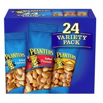 플랜터스 Planters Nuts Cashews & Peanuts Variety Pack 캐슈 땅콩 허니로스트 피넛 버라이어티 팩 1.13kg 24팩