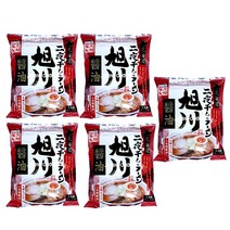 후지와라 홋카이도 아사히카와 간장라면 (건면), 5개