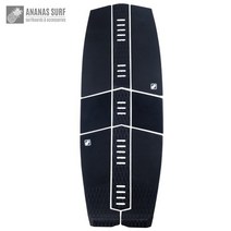 스킴보드 ananas 서핑 wakesurf skimboard foilboard kitesurfboard 데크 카펫 패드 세트 eva 미끄럼 방지 트랙션 프론트 테일 그립 패드, 검은색