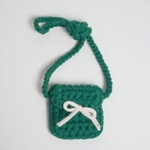 아트박스/미스티코티타 [DIY] 미스티코티타 댓츠미니크로스백 Thats Mini Cross bag mystikotita crochet 패브릭얀 털실 뜨개질 패키지, 옥스퍼드네이비