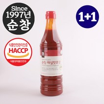 순창 청매실 초고추장 1kg(2개) 해썹 인증 27년 전통 매실초고추장 매실초장 매실맛 초장, 2개, 1kg