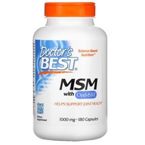 닥터스 베스트 OptiMSM MSM 1000mg 캡슐 180정, 1개