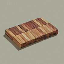 숲소리 블럭-카프라150P 원목 장난감 -인증, 1) 단품(각인선택안함)