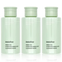 이니스프리 그린티 수분 아미노 클렌징 워터 300ml) 3개, 단품
