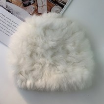 겨울방한모자 일본 REAX 토끼털 털모자 일체형 모자 겨울 보온 방한 귀마개 백팩 비니