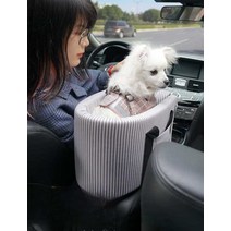 드라이빙킷 쿠션 케이지 소형견 애완동물 매트 방수 펫시트 안전망 차량용, 물방울 무늬 (전기종 공통)