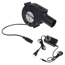 브러시리스바베큐 팬 송풍기 9733 97mm 속도 조절 DC12V 5300R 캠핑 요리 R9UF, 02 33mm_01 US