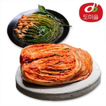 [KT알파쇼핑][도미솔] 박미희 포기김치 3kg+파김치 1kg