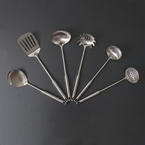 에크렌(Ecrins) 통스텐 조리도구 (6type), 요리스푼, 타입:국자(중) / 타입:요리스푼