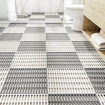 떙큐 퍼즐매트 그레이 ( 30 x 30 cm ) 8P 튜브형 논슬립매트 미끄럼방지 매트, 땡큐 퍼즐매트 그레이 (30x30cm) 8p