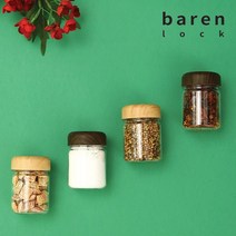 바보사랑 바른락 트라이탄 양념통 180ml(소) 4P (우드 월넛).비프로젝트