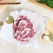 정육1번가 국내산 돼지고기 생목살 600g 수육용 캠핑용 통바베큐 구이용 냉장, 두껍게