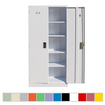 파미가구 철재캐비넷 캐비넷 캐비닛 사무용책장 사무실책장, 쑥색 W850xD450xH1790