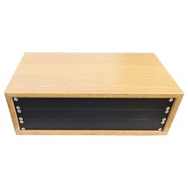 원목 미디장비 음향 랙 케이스 선반 음향장비 2U-6U, 1U 스팟 B타입  (깊이 38cm)