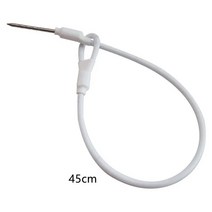 도난방지 EAS 도난 방지 제품 루프 투 핀 랜야드 보안 태그 Eas 하드 태그용 4cm 1 개