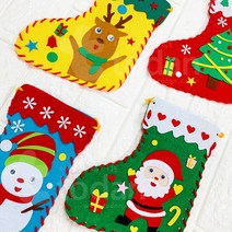 (TD) 펠트부직포 크리스마스 양말가방 만들기