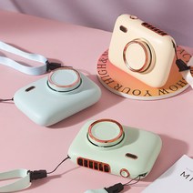 크리에이티브 카메라 홀더 선풍기 USB 충전 미니 휴대용 소형 선풍기 3단 휴대용 선풍기입니다, 색깔1, 하나