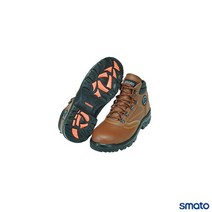 스마토 안전화 지퍼 FS-601 240mm 브라운 안전 운동화 특수화 작업화 건설 남성 여성 노가다 공사 현장 용접 작업 건축 산업용 에어홀 찍찍이 편한