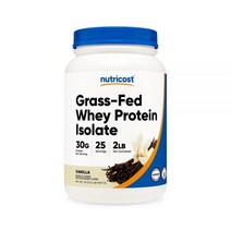 Nutricost GrassFed Whey Protein Isolate 바닐라 2파운드