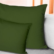 소프트 순면 대방석 쿠션커버 쑥색70x70그린계열