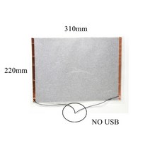 원적외선 히터 전기 난로 12v 24v 난방 필름 패드 열 탄소 섬유 랩 애완 동물 옷, 310x220mm, 72v