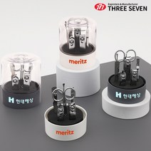 쓰리세븐 셀프 네일케어 손톱깎이 6종 큐티클클리머 + 미용가위 + 족집게 + 귀이개, 1세트, 6종_화이트