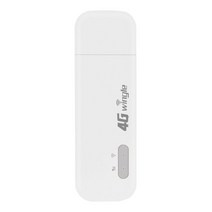 4G LTE 라우터 데이터쉐어링 차량용 휴대용 유심 라우터 USB 동글 와이파이, B 하얀, 1개