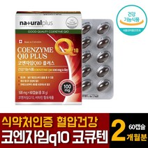 캐나다산 코엔자임큐텐 co q10 종합비타민 항산화 높은혈압 낮추는 건강에 좋은 영양제 추천 고 60캡슐 1개
