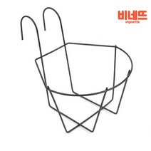 베란다 난간 다육이 창틀 행잉 화분 걸이대 받침 소 아파트베란다꾸미기 화분앵글 화분정리대, 기본형 - 중