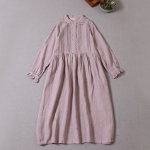 이끼당 일본 하이엔드 여백린넨 원피스